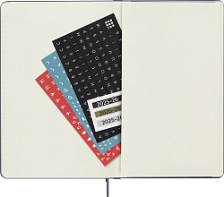 Еженедельник Moleskine ACADEMIC WKNT Large 130х210мм датир.18мес 208стр. синий сапфир