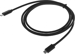 Кабель Buro BU-TYPE-C3.2-4KVID-1.5M USB Type-C (m)-USB Type-C (m) 1.5м черный