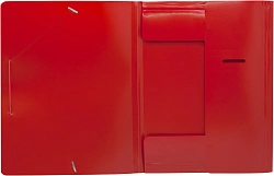 Папка на резинке Silwerhof Eco SE-PR04RED A4 пластик 0.5мм кор.15мм красный