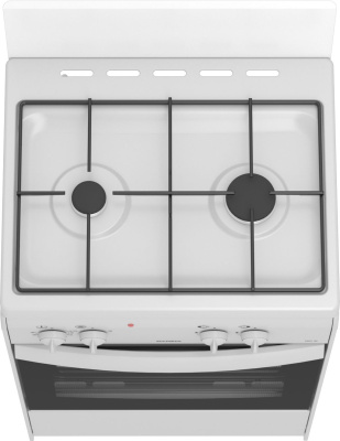 Плита Комбинированная Darina S KM 521 300 W белый/черный (без крышки) реш.сталь