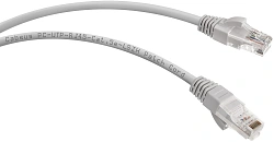Патч-корд Cabeus PC-UTP-RJ45-CAT.5E-2M-LSZH U/UTP RJ-45 вил.-вилка RJ-45 кат.5E 2м серый LSZH