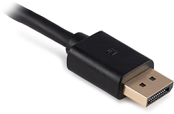 Переходник Buro DisplayPort (m)/HDMI (f) черный (BU-HDMI(F)-DP(M))