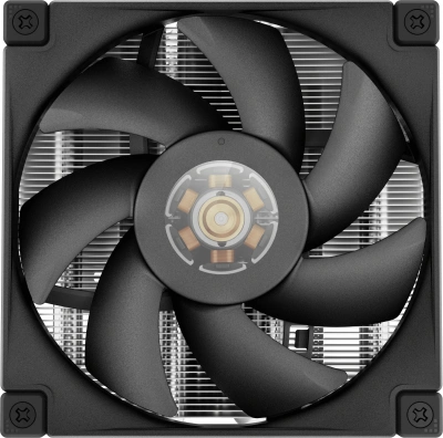 Устройство охлаждения(кулер) Deepcool AN400 Soc-AM5/AM4/1200/1700/1851 серебристый/черный 4-pin 23.2dB Al 150W 431.4gr Ret (R-AN400-SRWNMN-G)