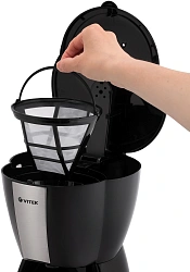 Кофеварка капельная Vitek VT-1503 900Вт черный