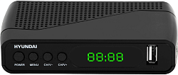 Ресивер DVB-T2 Hyundai H-DVB500 черный