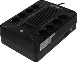 Источник бесперебойного питания Smartwatt Safe Pro LCD 480Вт 800ВА черный