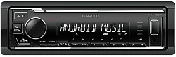 Автомагнитола Kenwood KMM-105M 1DIN 4x50Вт USB 2.0 AUX 3 RDS