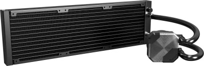 Система водяного охлаждения Montech HyperFlow Silent 360 Soc-AM5/AM4/1200/1700/1851 черный 4-pin 24.8dB Al 360W Ret (HS360BK)