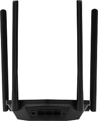 Роутер беспроводной Mercusys MR60X AX1500 10/100/1000BASE-TX черный