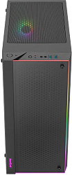Корпус Aerocool Skribble черный без БП ATX 3x120mm 4x140mm 2xUSB3.0 audio bott PSU