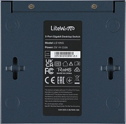 Коммутатор TP-Link LS105G (L2) 5x1Гбит/с неуправляемый