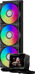 Система водяного охлаждения PcCooler GT360M Display ARGB Soc-AM5/AM4/1200/1700/1851 черный 4-pin 15-33.7dB Al LCD 310W Ret (GT360M-BKAWXX-GL)