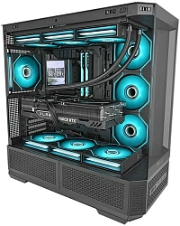 Вентилятор для корпуса Thermaltake Swafan 120 EX Infinity ARGB 120х120x25 черный 4-pin 32дБ (CL-F264-PL12SW-A) Ret