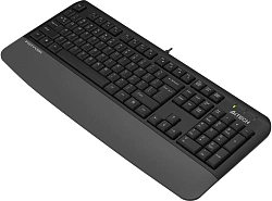 Клавиатура A4Tech Fstyler FK20 серый USB Multimedia (подставка для запястий) (FK20) кабель 1.5м