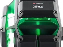 Уровень лазер. Ada LaserTANK 4-360 ultimate edition 2кл.лаз. 515нм цв.луч. зеленый 4луч. (А00632)