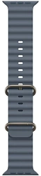 Смарт-часы Apple Watch Ultra 3 2025 A3281 49мм OLED корп.титан Ocean band рем.синий разм.брасл.:130-210мм (MEWH4LW/A)