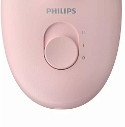 Эпилятор Philips BRE285/00 скор.:2 насад.:5 от электр.сети розовый/розовый