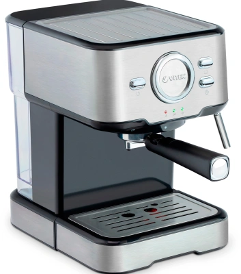 Кофеварка рожковая Vitek VT-1520 850Вт серебристый