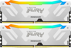 Память DDR5 2x16GB 6400MHz Kingston KF564C32RWAK2-32 Fury Renegade RGB RTL Gaming PC5-51200 CL32 DIMM 288-pin 1.4В kit single rank с радиатором Ret