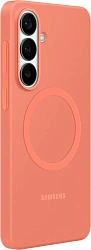 Чехол (клип-кейс) Samsung для Samsung Galaxy S26+ Silicone Magnet Case with MagSafe коралловый (EF-ES947COEGRU)