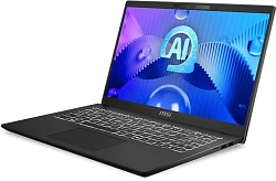 Ноутбук MSI Modern 15 H AI C1MTG-084US Ultra 9 185H 32Gb SSD1Tb Intel UHD Graphics 15.6" IPS Touch FHD (1920x1080) Windows 11 Home Multi Language black WiFi BT Cam (9S7-15H551-084)