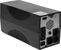 Источник бесперебойного питания Smartwatt Uni Pro LCD 700Вт 1000ВА черный