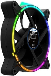 Вентилятор для корпуса Zalman ZM-RFD120A Addressable ARGB 120х120x25 черный 3-pin 26дБ (ZM-RFD120A) Ret