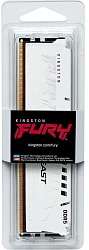 Память DDR5 16GB 6400MHz Kingston KF564C32BWE-16 Fury Beast White Expo RTL Gaming PC5-51200 CL32 DIMM 288-pin 1.4В single rank с радиатором Ret
