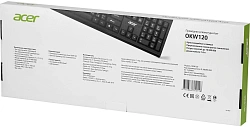 Клавиатура Acer OKW120 черный USB Multimedia (ZL.KBDEE.006)