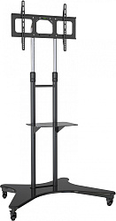Стойка для телевизора Cactus CS-ST31 черный 37"-75" макс.81.6кг напольный мобильный