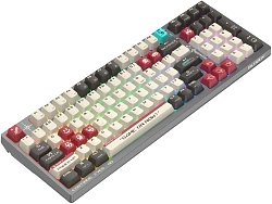 Клавиатура A4Tech Bloody WS98 Pixels Red механическая темно-серый/белый USB беспроводная BT/Radio Multimedia for gamer LED (WS98)