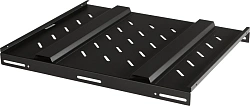 Полка стационарная Lanmaster TWT-CBB-S4-6/60 1U нагр.:60кг. 19" 350мм черный (упак.:1шт)