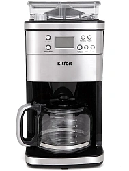 Кофеварка капельная Kitfort КТ-705 1000Вт серебристый
