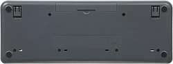 Клавиатура Logitech K250 графитовый беспроводная BT slim Multimedia (920-013452)
