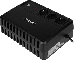 Источник бесперебойного питания Smartwatt Safe 600Вт 1000ВА черный