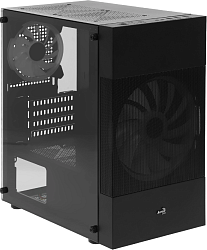 Корпус Aerocool Atomic Lite-G-BK-v2 черный без БП mATX 6x120mm 2x140mm 1xUSB2.0 2xUSB3.0 audio bott PSU