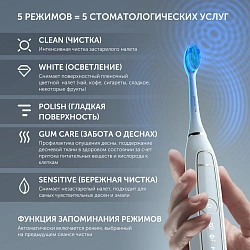 Зубная щетка электрическая Polaris PETB 0101 TC белый