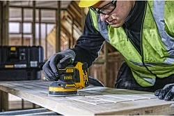 Эксцентриковая шлифмашина DeWalt DCW210NT-XJ D125мм аккум. жестк.кейс