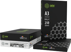 Бумага Cactus CS-LPA3120250 A3 марка A/120г/м2/250л./белый CIE170% для лазерной печати