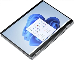 Ноутбук HP Envy x360 14-fa0004ci Ryzen 5 8640HS 16Gb SSD512Gb AMD Radeon 760M 14" IPS Touch WUXGA (1920x1200) Windows 11 Home silver WiFi BT Cam (A1AA5EA)