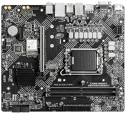 Материнская плата MSI PRO H610M-G WIFI Soc-1700 Intel H610 2xDDR5 mATX AC`97 8ch(7.1) GbLAN+VGA+HDMI+DP