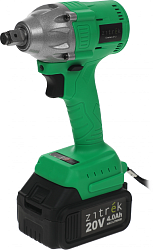 Гайковерт Zitrek Crusher 20-Li аккум. патрон:квад.1/2" (кейс в комплекте) (063-4077)