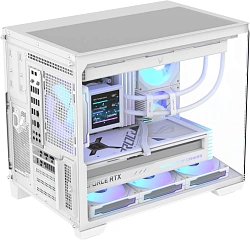 Корпус Formula Crystal Z4M Plus белый без БП mATX 2x120mm 1xUSB2.0 1xUSB3.0 audio bott PSU