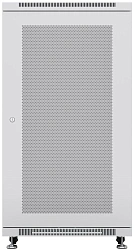 Шкаф коммутационный Cabeus (ND-05C-18U60/60) напольный 18U 600x600мм пер.дв.перфор. задн.дв.перфор. 800кг серый 988мм IP20 сталь