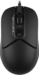 Мышь A4Tech Fstyler FM12T черный оптическая 1200dpi USB для ноутбука 2but (FM12T BLACK)