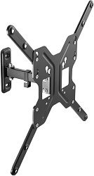 Кронштейн для телевизора Ultramounts UM902 черный 23"-55" макс.30кг настенный поворотно-выдвижной и наклонный