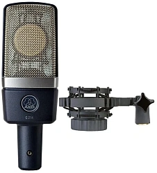 Микрофон проводной AKG C214 серый