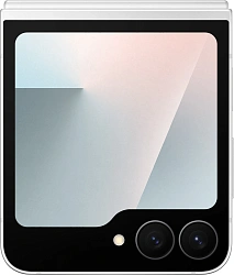 Смартфон Samsung SM-F761B Galaxy Z Flip7 FE 256Gb 8Gb белый раскладной 3G 4G 1Sim 6.7" 1080x2640 Android 16 50Mpix 802.11 a/b/g/n/ac/ax NFC GPS GSM900/1800 GSM1900 Protect