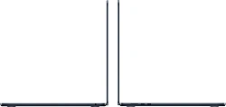 Ноутбук Apple MacBook Air A3241 M4 10 core 16Gb SSD256Gb/10 core GPU 15.3" Liquid Retina (2880x1864) macOS midnight WiFi BT Cam (MW1L3HN/A)