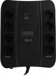 Источник бесперебойного питания Powercom Spider SPD-900U LCD USB 540Вт 900ВА черный